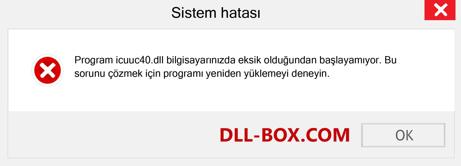 icuuc40.dll dosyası eksik mi? Windows 7, 8, 10 için İndirin - Windows'ta icuuc40 dll Eksik Hatasını Düzeltin, fotoğraflar, resimler